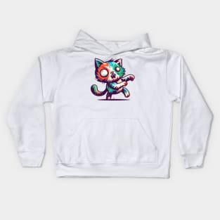 Zombie cat Kids Hoodie